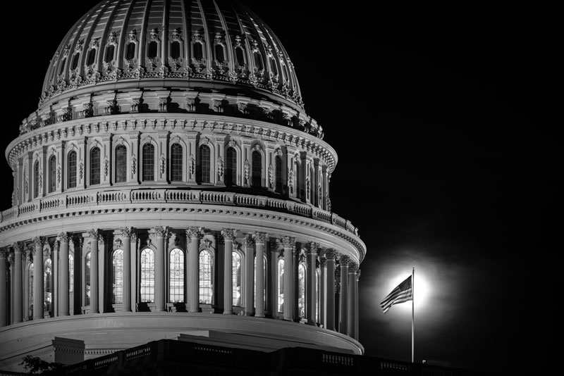 US Capitol at Night